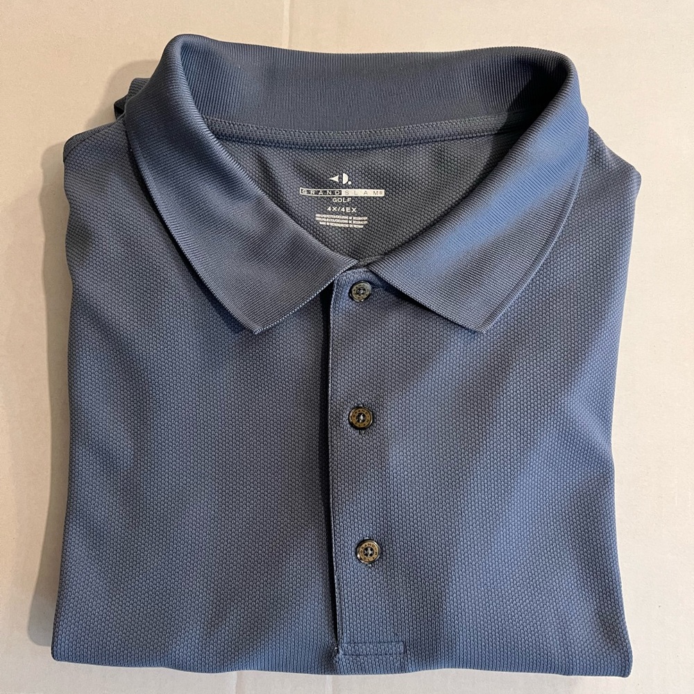Grand Slam Steel Blue Polo Shirt